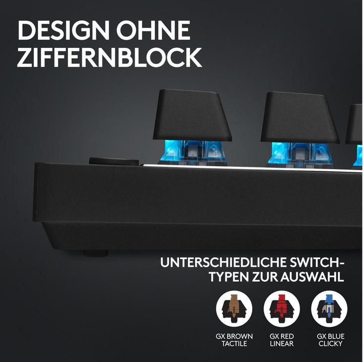 Immagine prodotto Logitech G Pro X TKL Lightspeed (CH, Senza fili, Cablato)