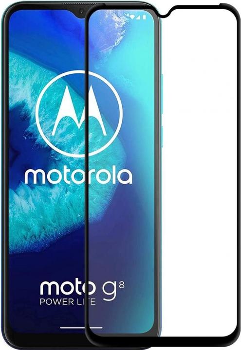 Produktbild Screenguard Motorola Moto G8 Power Lite Full Screen Panzerglas Schutzfolie 2.5D 9H (1 Stück, Motorola Moto G8 Power Lite)