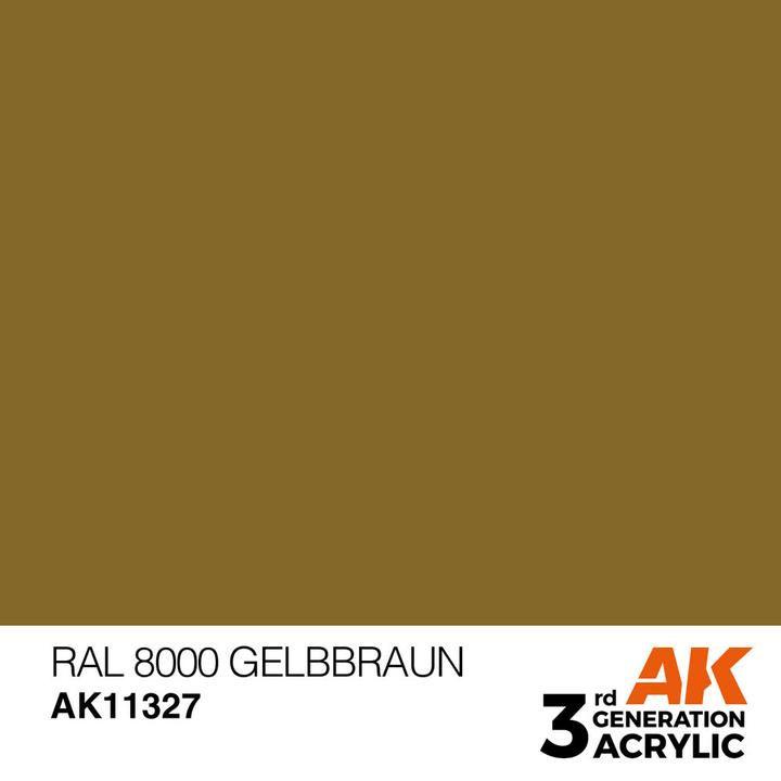 Actual product image AK Interactive RAL 8000 Yellow-brown (RAL 8000 Yellow-brown)