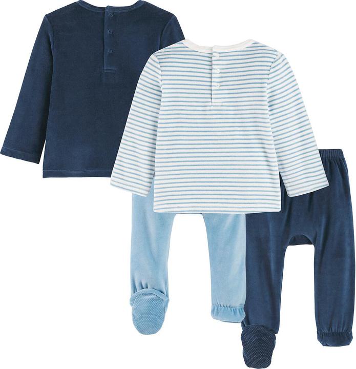 Produktbild La Redoute Collections 2er-Pack Samt-Pyjamas (74)