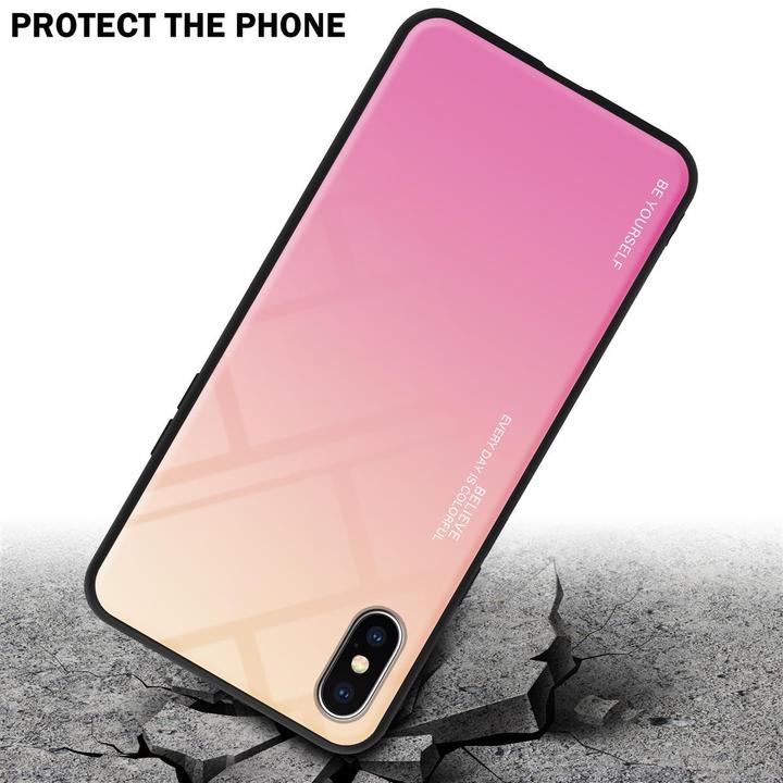 Image du produit Cadorabo Couverture en verre TPU 2 couleurs (Apple iPhone X)