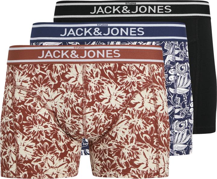 Jack & Jones Jacretro Flower Trunks 3 Pack Sn (L, 3er Pack)