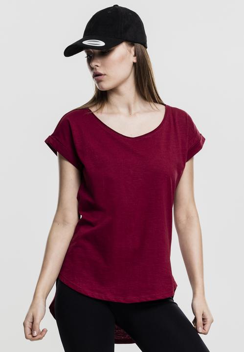 Image du produit Urban Classics Ladies Long Back Shaped Slub Tee (S)