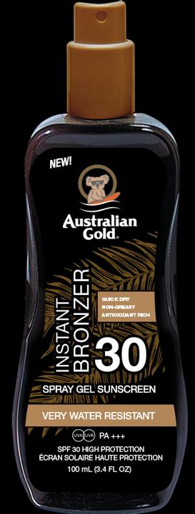 Actual product image Australian Gold Instant Sunscreen Spray (Sun spray, Sun gel, SPF 30, 100 ml)