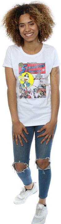 Image du produit - T-shirt WONDER WOMAN SENSATION COMICS ISSUE COVER - Femme (L)