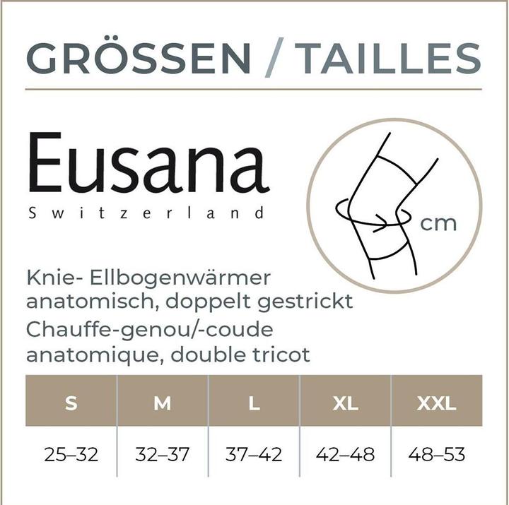 Produktbild Eusana Kniewärmer doppelt XXL ivoire (XXL)