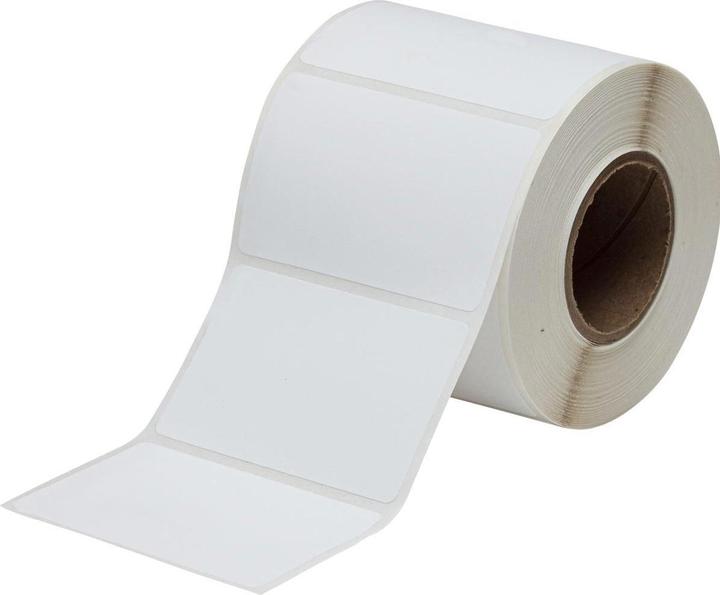Actual product image Brady J20-19-2550, paper, white, 76.20 x 50.80 mm, permanent (550 labels)