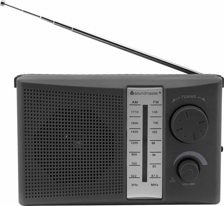 Image du produit Soundmaster Radio FM/AM TR490 SW, noir (VHF, MF)