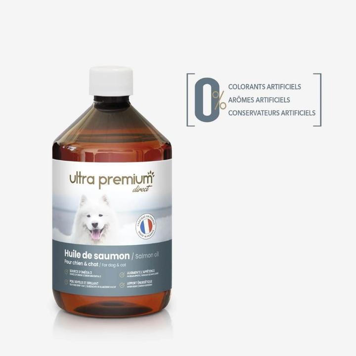 Image du produit Ultra Premium Direct Huile de saumon / Lachsöl (Chien, 500 ml)