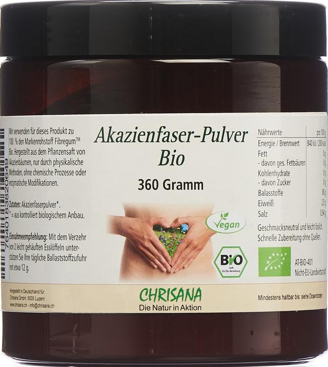 Immagine prodotto Chrisana Akazienfaser Pulver (1 Pezzo/i, Polvere, 430 g)