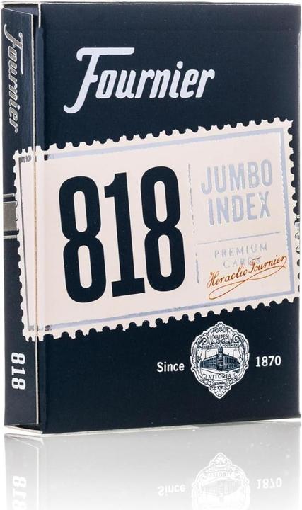 Actual product image Bicycle Cards 818 - red/blue (2 jumbo index)