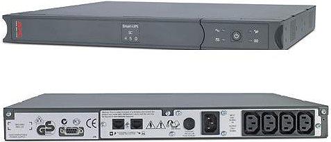 Actual product image APC SC450RMI, Rack (450 VA, 280 W, Line-interactive UPS)