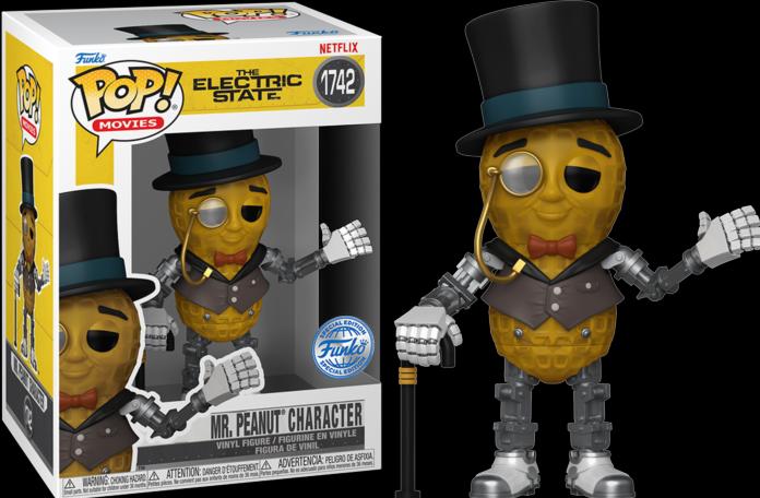Actual product image Funko POP! The Electric State Mr. Peanut Character Exclusive