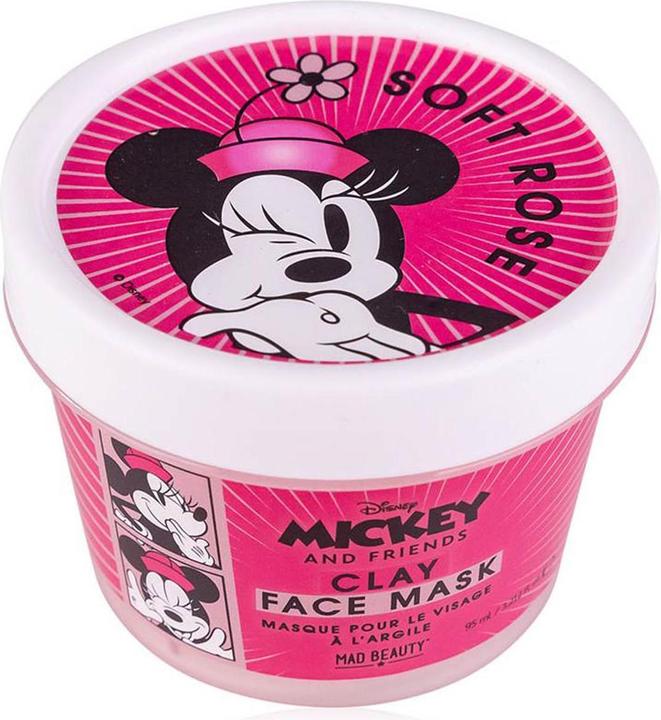 Produktbild Mad Beauty Minnie Mouse Soft Rose Scented Clay Face Mask 90ml (95 ml)