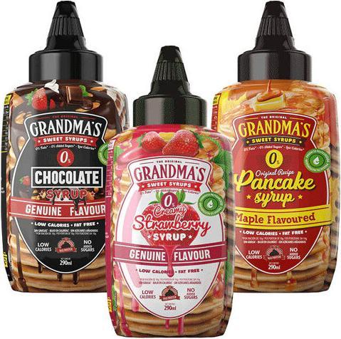 Actual product image Max Protein GrandMas Syrup (Strawberry, 1 pcs.)