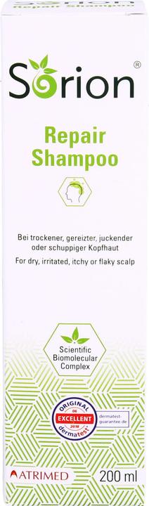 Ruehe Healthcare Sorion Shampoo für trockene empfindliche Kopfhaut, 200 ml Shampoo (200 ml, Flüssiges Shampoo)