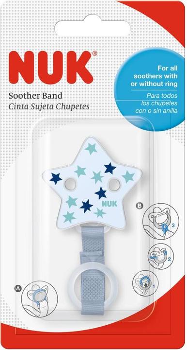 Actual product image NUK Soother chains Soother band for soothers with & without grip ring - (1 x)