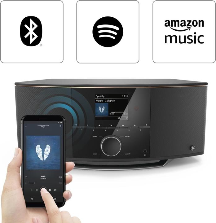 Produktbild Hama IR150MBT (DAB+, FM, Internetradio, Bluetooth, WLAN)