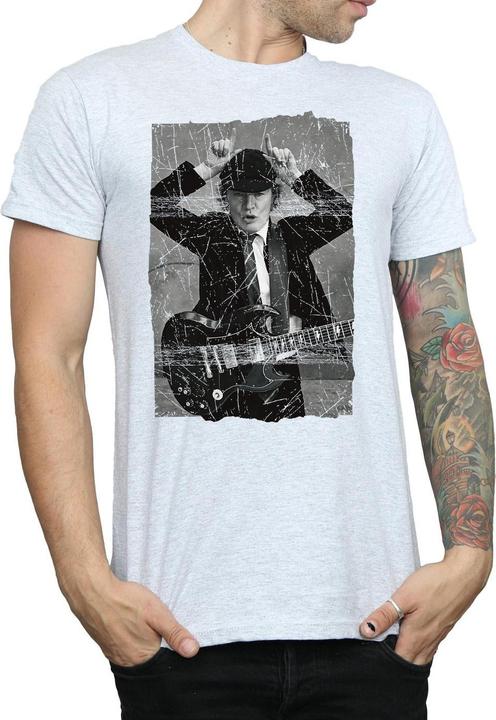 Immagine prodotto AC/DC Angus Young Distressed Photo Maglietta Uomo (XXL)