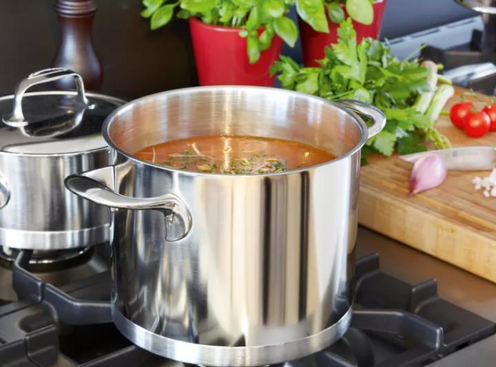 Actual product image Demeyere ATLANTIS saucepan with lid half-high 2.2lt (18 cm, Pot, Stainless steel)