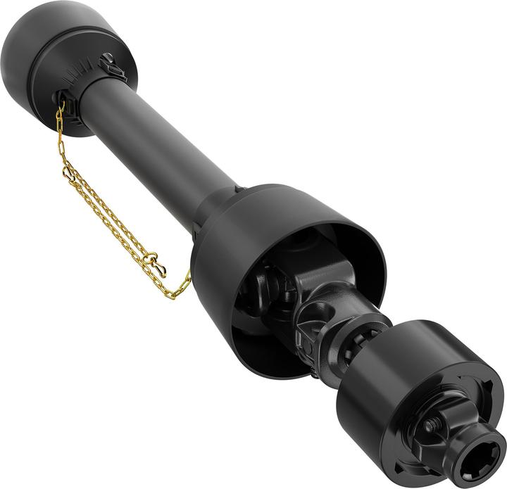 Immagine prodotto Wiltec Frizione a ruota libera PTO 220 mm, filettatura maschio/femmina 1 3/8" Albero PTO 6 Multi Spline (Accessori per trattori)