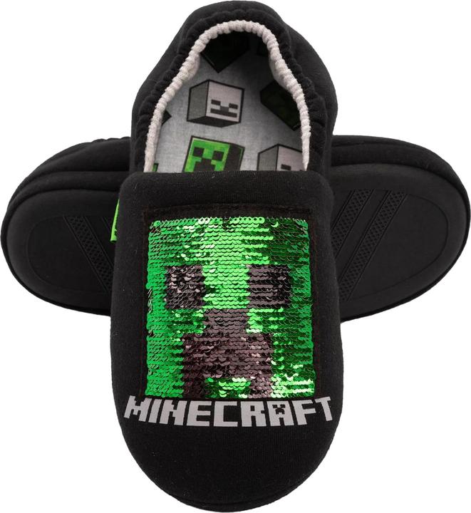 Actual product image Minecraft Boys Sequin Slippers (36)