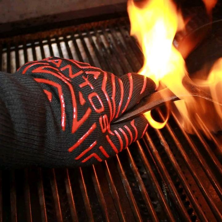 Produktbild Santos Grill Handschuh Paar (5% Polyester, 100% Aramid, Innenfutter: 95% Baumwolle)