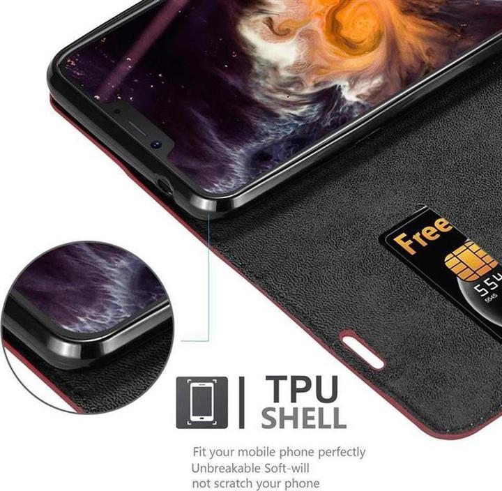 Actual product image Cadorabo Book Invisible Magnet Cover (Cubot P20)