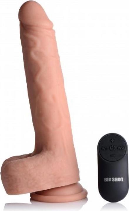 Immagine prodotto Curve Toys XLDildo vibrante e rimbalzante con ventosa e testicoli Beige