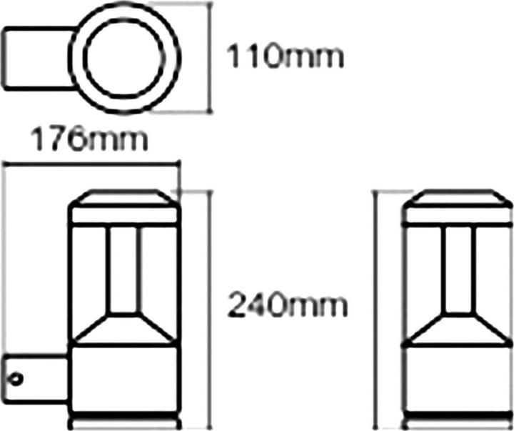 Produktbild Ledvance Endura Style Lantern Modern (610 lm, IP44)