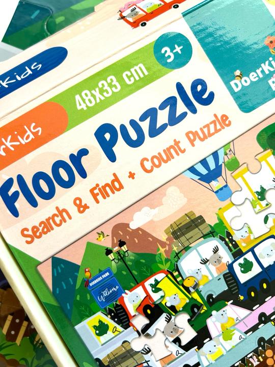 Immagine prodotto DoerKids Cerca Trova e conta il puzzle del parcheggio (35 pezzi)