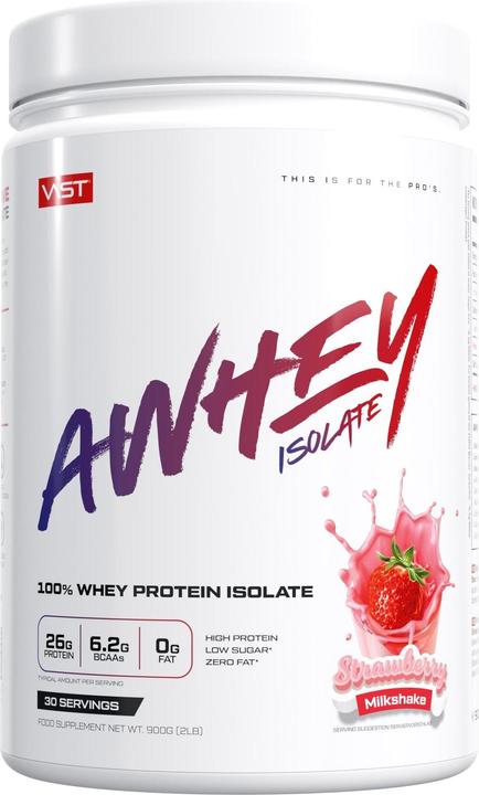 Image du produit Vast AWHEY - 100% Whey Protein Isolate - 900g (Fraise, 1 pcs, 900 g)