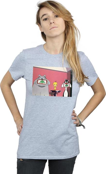 Produktbild Looney Tunes Christmas Postcard TShirt (S)