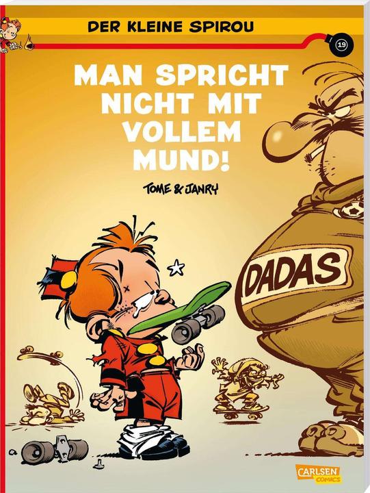 Image du produit Der kleine Spirou 19: Man spricht nicht mit vollem Mund!! (Allemand, Tome, Janry, 2023)