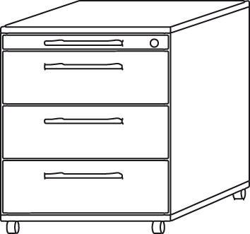 Immagine prodotto kaiserkraft Rotolo contenitore (42,5 x 58 x 59 cm)