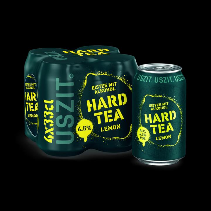 Produktbild Uszit Hard Tea Lemon (4 x 33 cl)