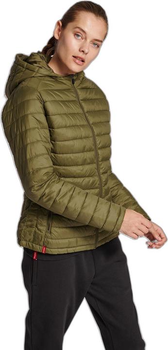 Actual product image hummel Red Quilted Hood Jacket Woman (XS)