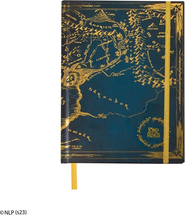 Produktbild Cinereplicas Herr der Ringe Notizbuch Map of Middle Earth