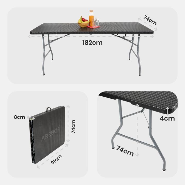 Immagine prodotto Arebos Bierzeltgarnitur Set (74 cm)