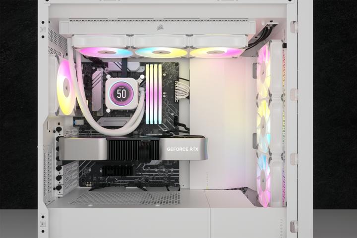 Actual product image Corsair CPC iCUE H150i ELITE LCD XT White