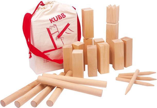 Produktbild Goki Schach Spiel KUBB Wikinger Medium
