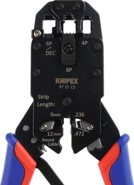 Produktbild Knipex Crimpzange für Westernstecker (200 mm)