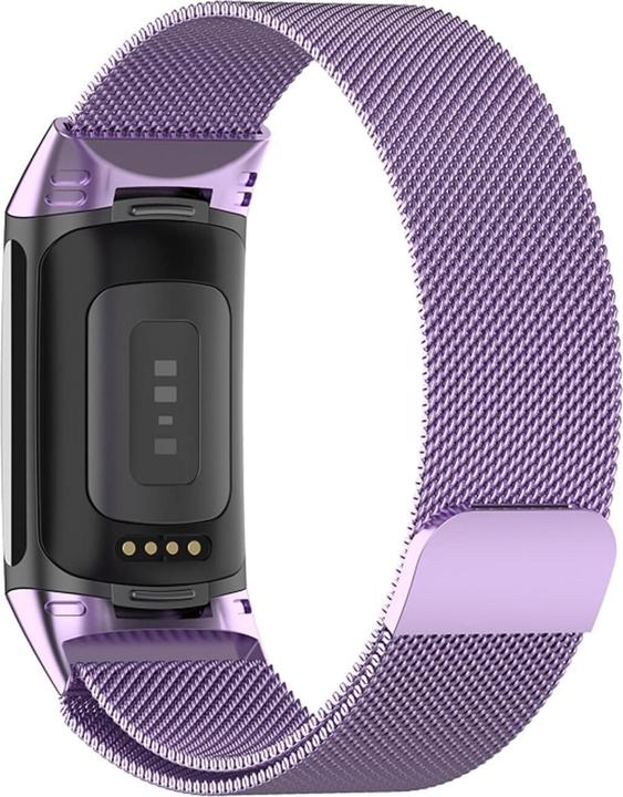Image du produit Cover-Discount Fitbit Charge 6 - Bracelet magnétique de remplacement Milanese (Acier inoxydable)