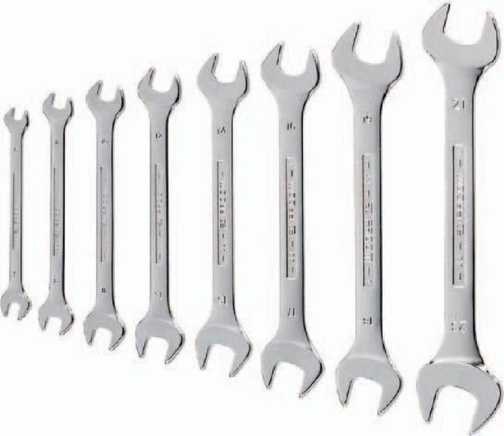 Productafbeelding Facom Dubbele steeksleutelset (8 mm, 9 mm, 10 mm, 11 mm, 12 mm, 13 mm, 14 mm, 15 mm, 16 mm, 17 mm, 18 mm, 19 mm, 21 mm, 23 mm, 22 mm, 24 mm)