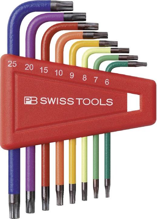 Actual product image PB Swiss Tools Hexagon socket set for Torx screws