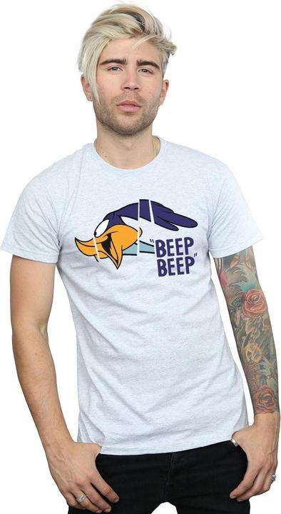 Image du produit Looney Tunes Mens Beep Beep Road Runner T-shirt (S)