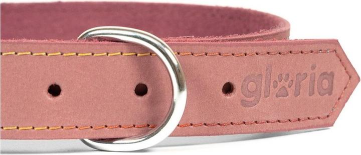 Produktbild Gloria Hundehalsband Oasis Rosa 35 cm (1,2 x 35 cm) (Leder)