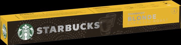 Actual product image Starbucks Blonde Espresso Roast by Nespresso Blonde Roasts (10 x Port.)