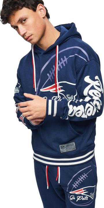 Image du produit Recovered Re:covered Fleece Hoody - PATCHES New England Patriots (3XL)