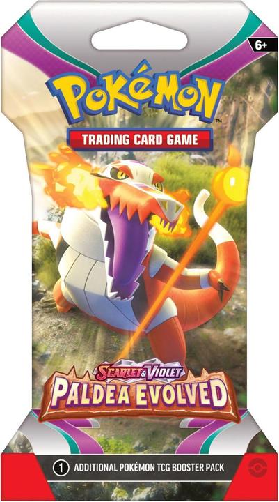 Immagine prodotto Pokémon JCC - Écarlate et Violet - Pack de Booster Blister Évolutions à Paldea (1 Booster aléatoire) (Inglese, Pacchetto Booster)